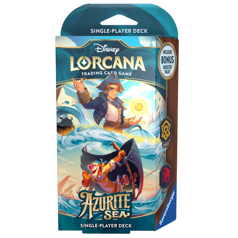 Disney Lorcana: Azurite Sea - Starter Deck - Amber and Ruby (Ang)