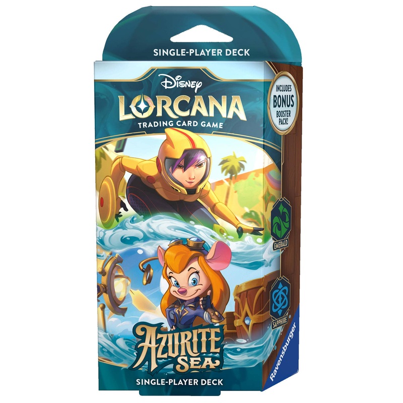 Disney Lorcana: Azurite Sea - Starter Deck - Emerald and Sapphire (Ang)