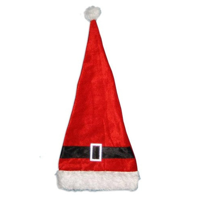 Long bonnet du Pre Nol avec ceinture