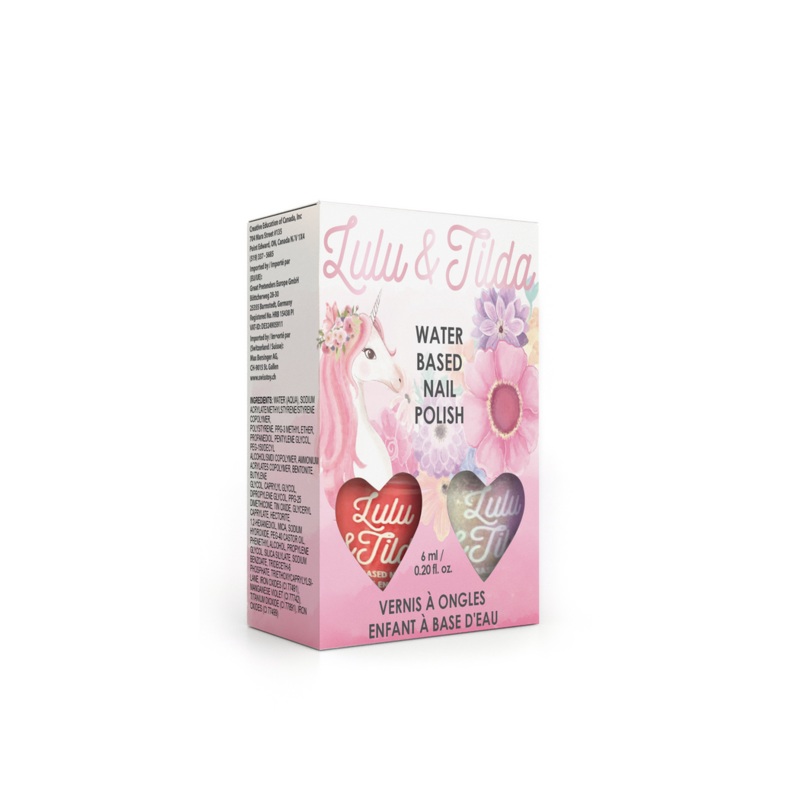 Vernis lavable  l'eau - Lulu & Tilda Ens. Somewhere Over the Unicorn