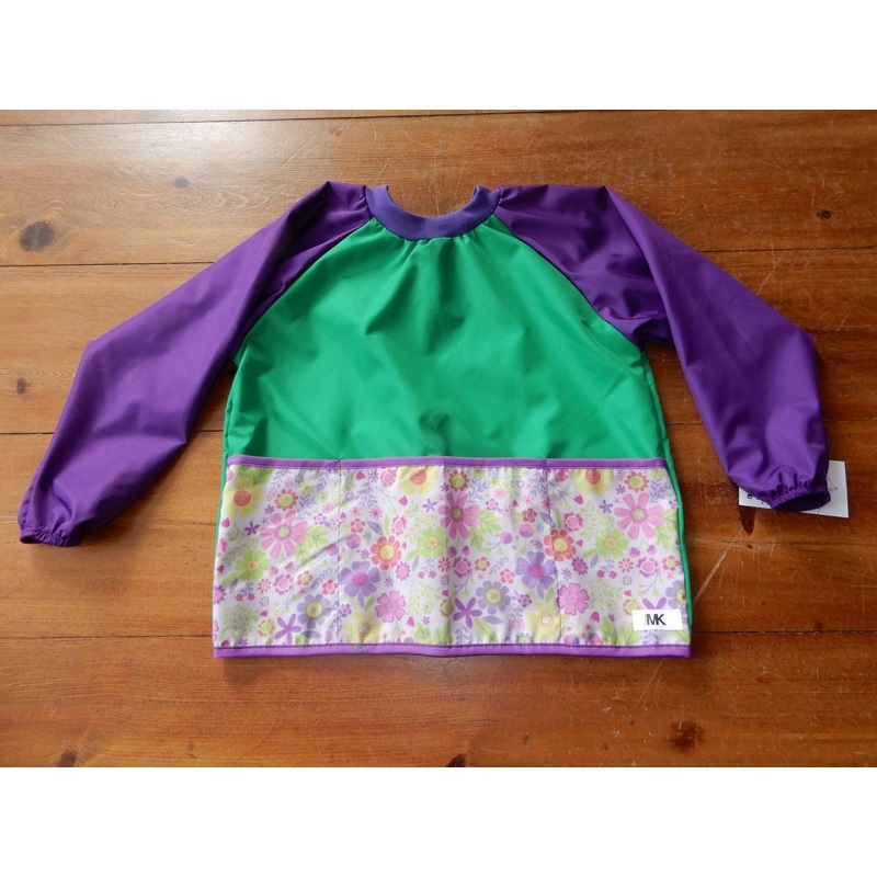 Tablier Fille Fleurs 8 ans