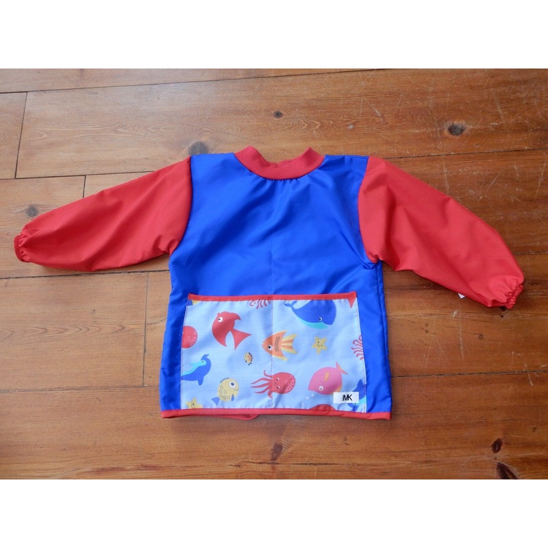 Tablier Garon Animaux Aquatiques 2 ans