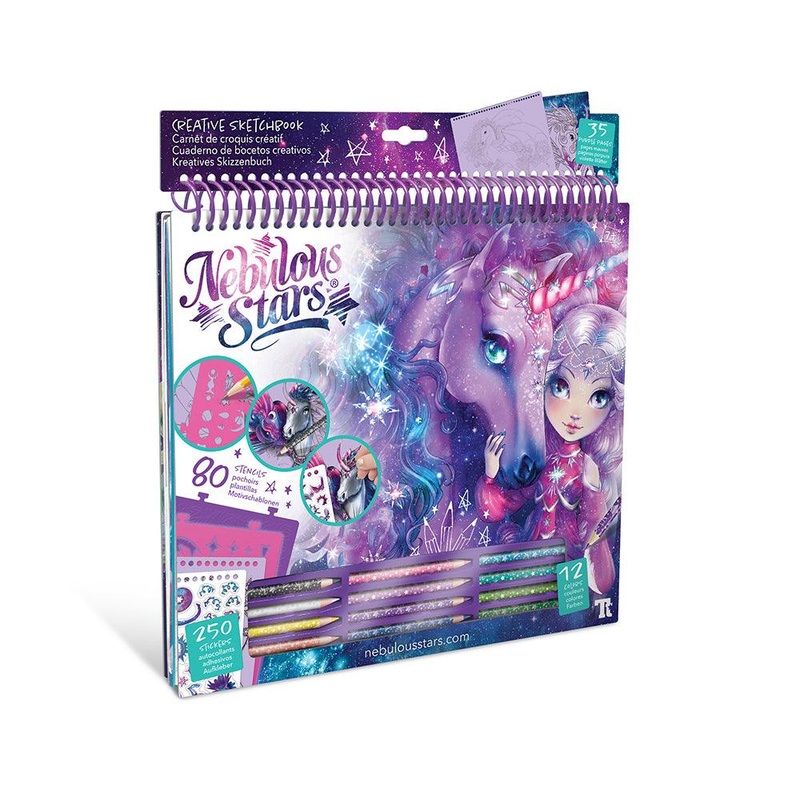 Carnet de croquis - Chevaux galaxie
