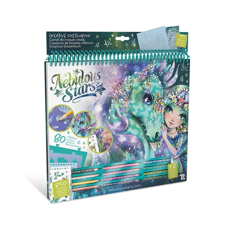 Carnet de croquis - Chevaux sous la mer