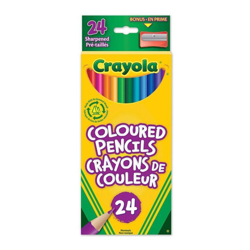 Crayons de couleur (24)