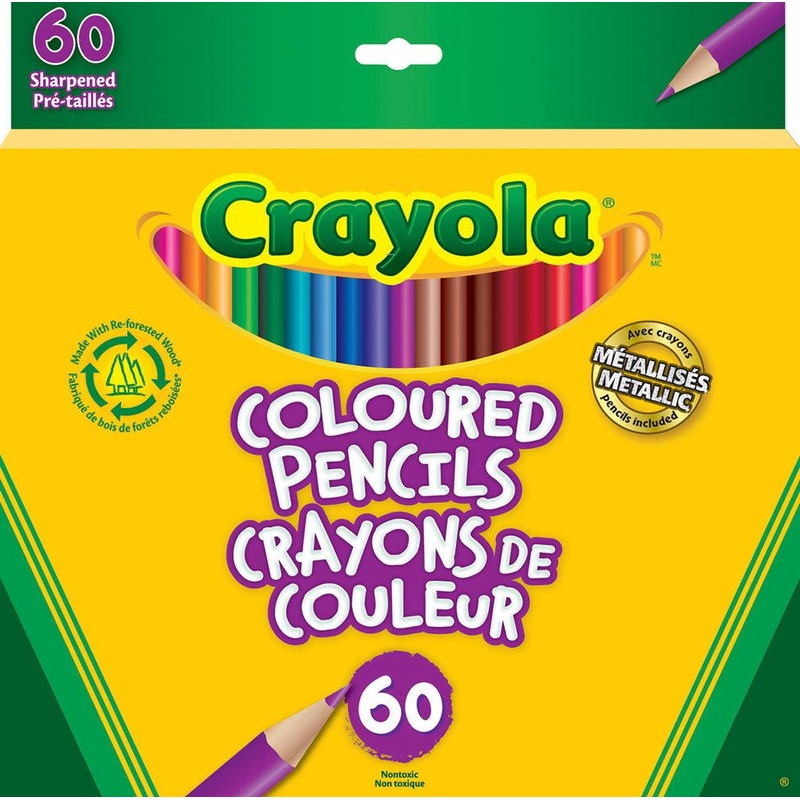 Crayons de couleur (60)