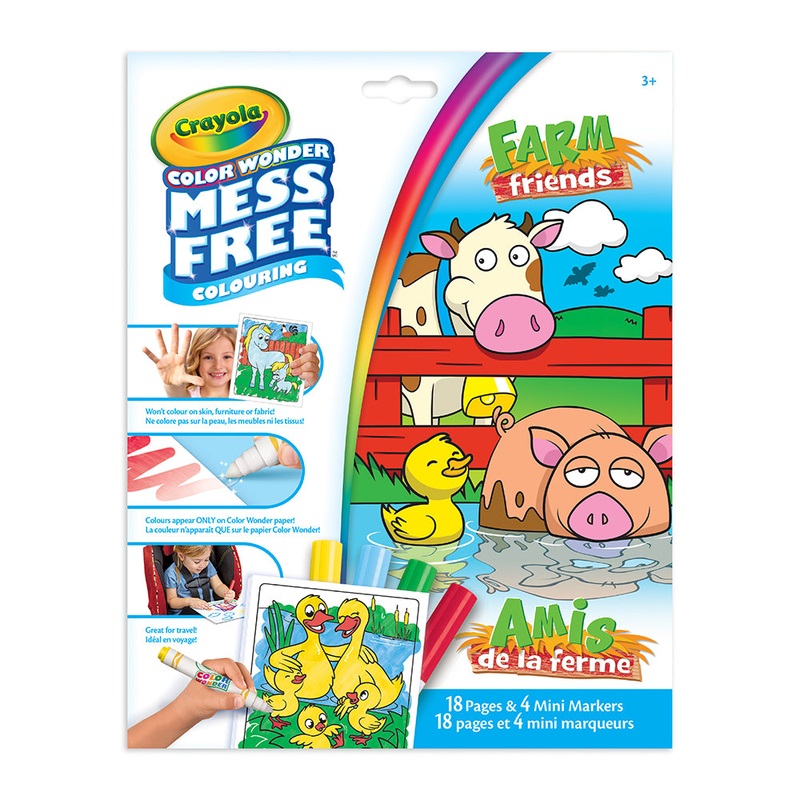 Pages  colorier Color Wonder - Amis de la ferme