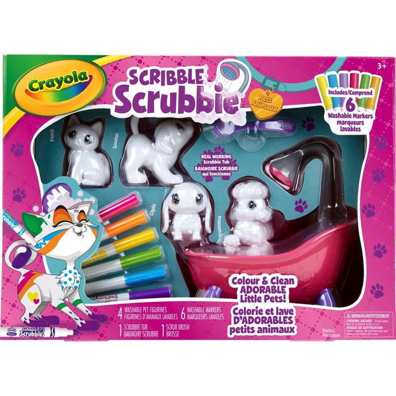 Scribble Scrubbie - Animaux  colorier et bain