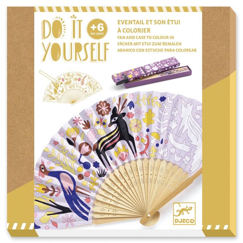 DIY - ventail  colorier - Belle des bois