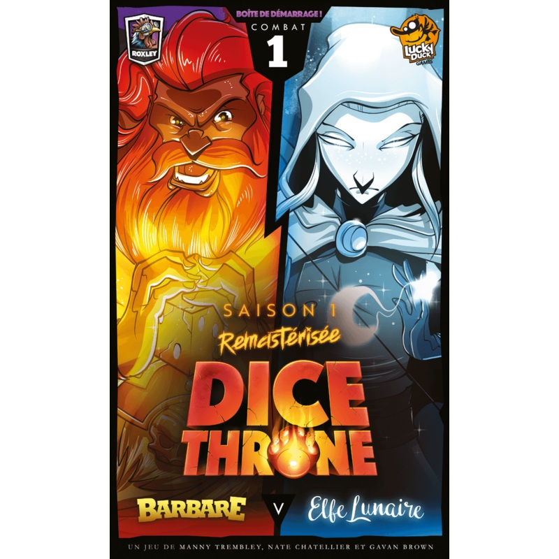Dice Throne Saison 1 - Barbare vs Elfe Lunaire (Fr)