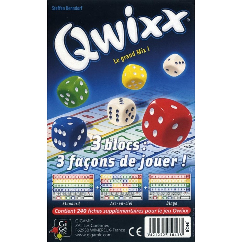 Qwixx recharge - Le grand mix (Ext) (Fr)