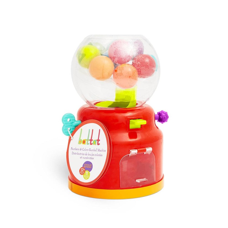 Machine  gommes - Chiffres et couleurs