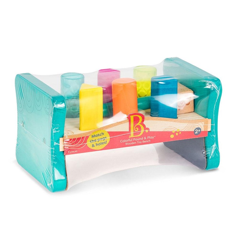 Petit tabli en bois color "Pound & Play"