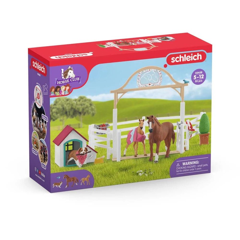 Chevaux invits dHannah avec chienne Ruby - Horse Club