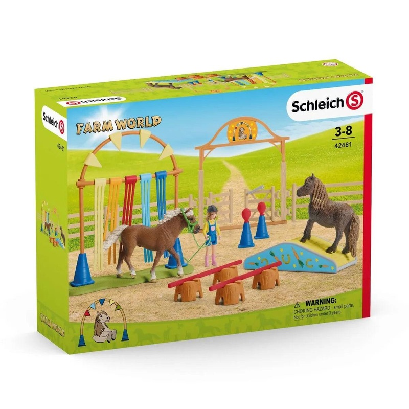 Entranement d'agilit pour poney
