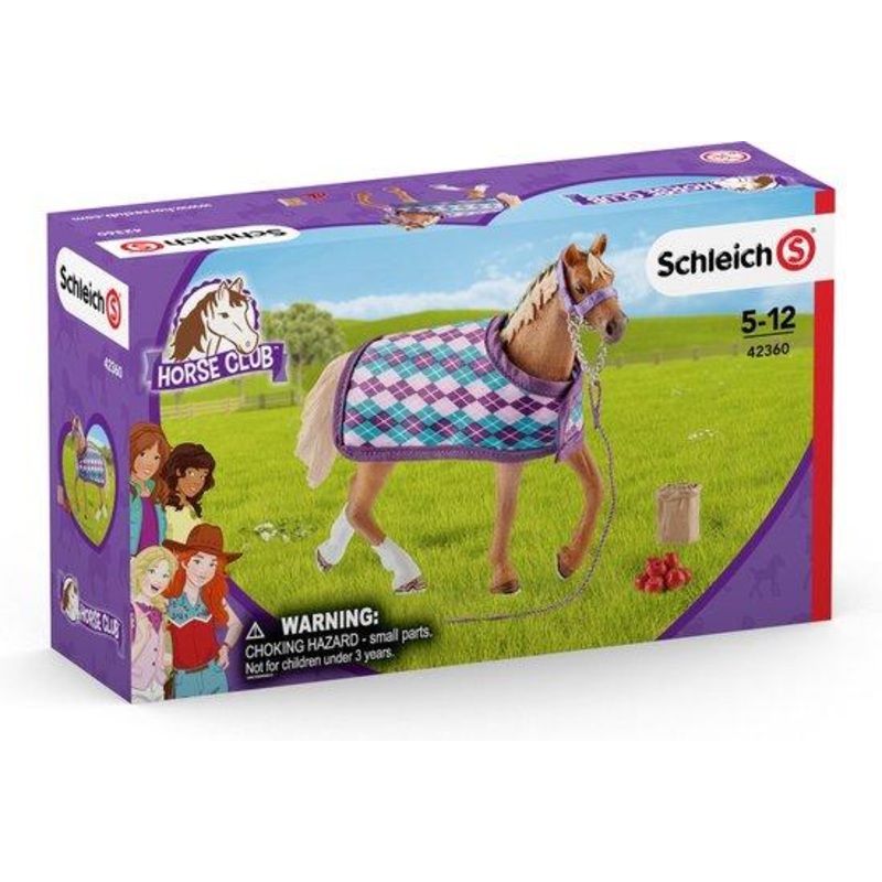 Pur-sang anglais avec couverture - Horse Club