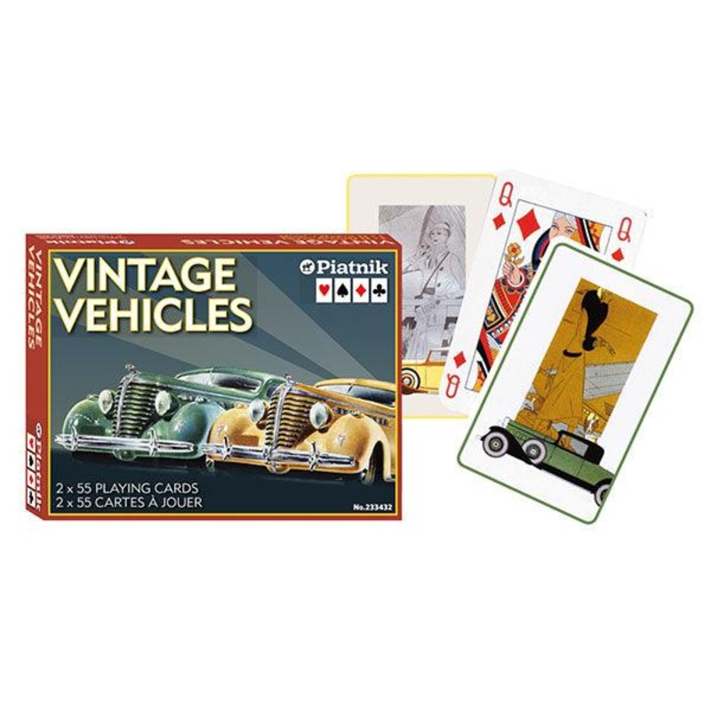 Cartes  Jouer - Jeu Double - Vhicules Vintages
