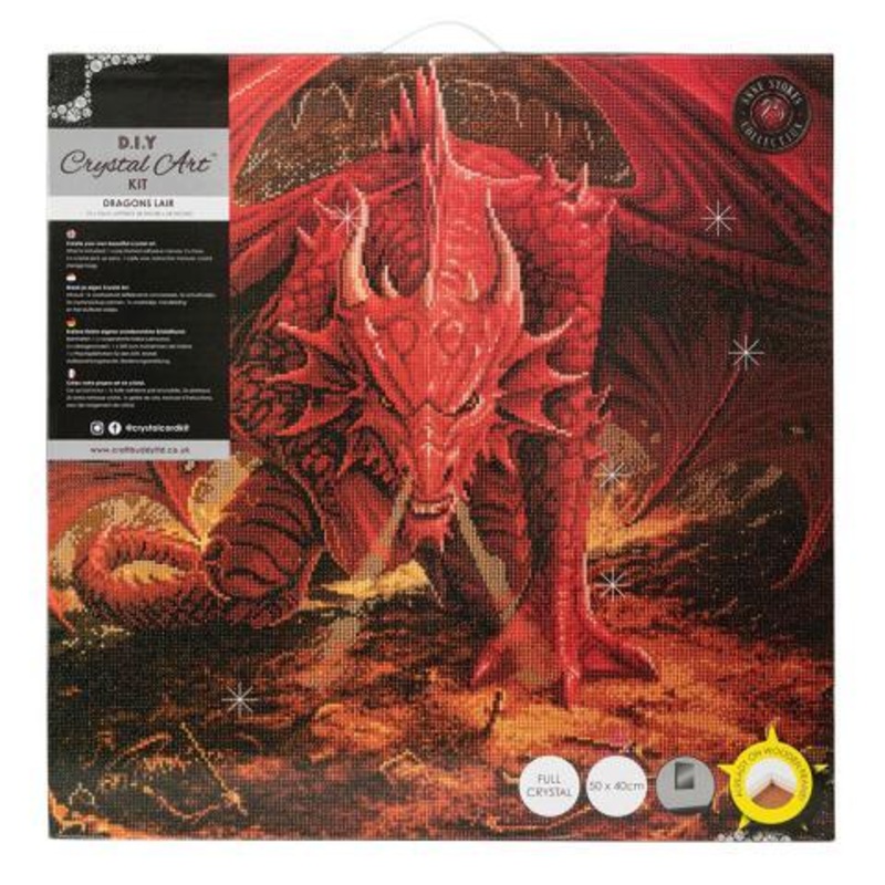 Dragon's Lair - Crystal Art Kit - X-Large