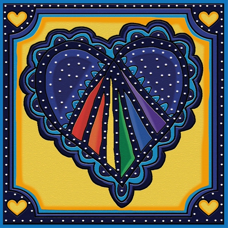 Coeur Bleu Nuit - Carr