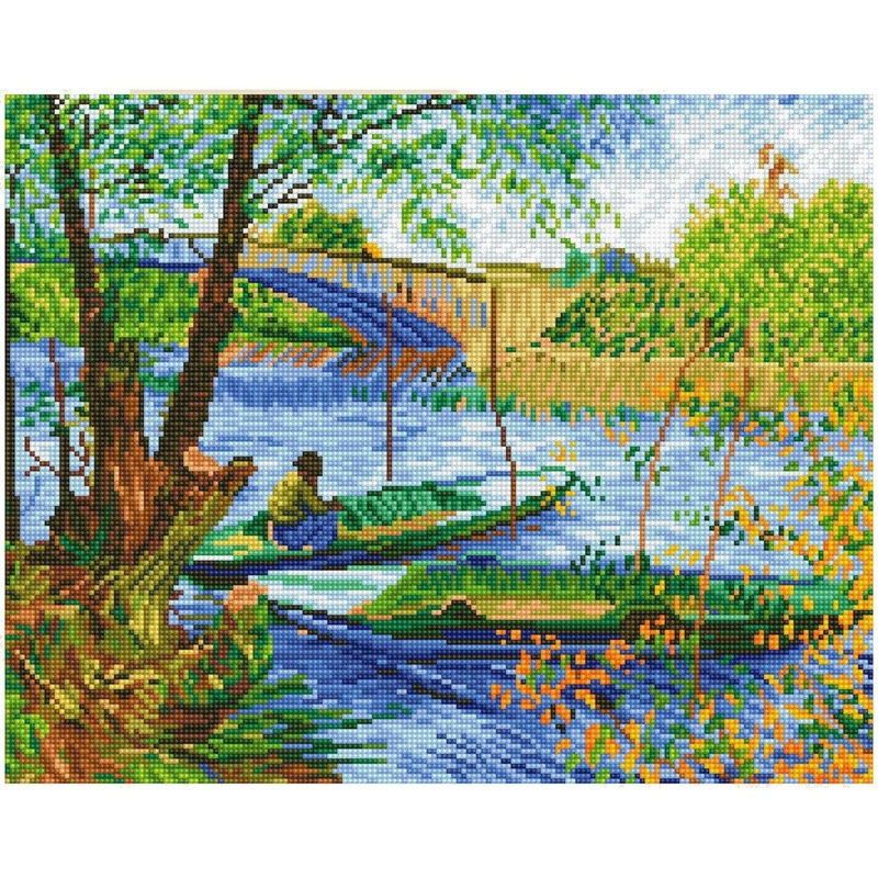 Fishing in Spring - Van Gogh - Intermdiaire