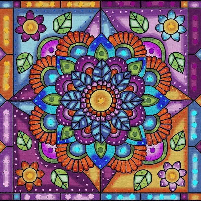 Mandala tincelant - Cristal