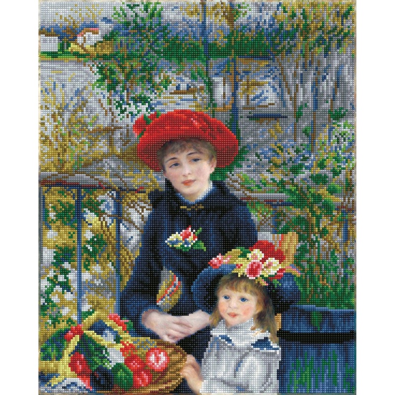 Two Sisters on the Terrace - Renoir - Intermdiaire