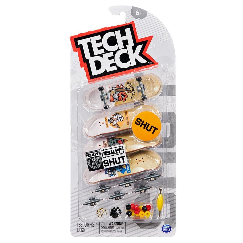 Tech Deck - Ensemble de 4 planches  doigt - Flip