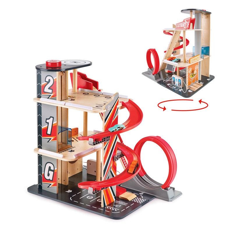 Garage de cascadeur  piste tournante