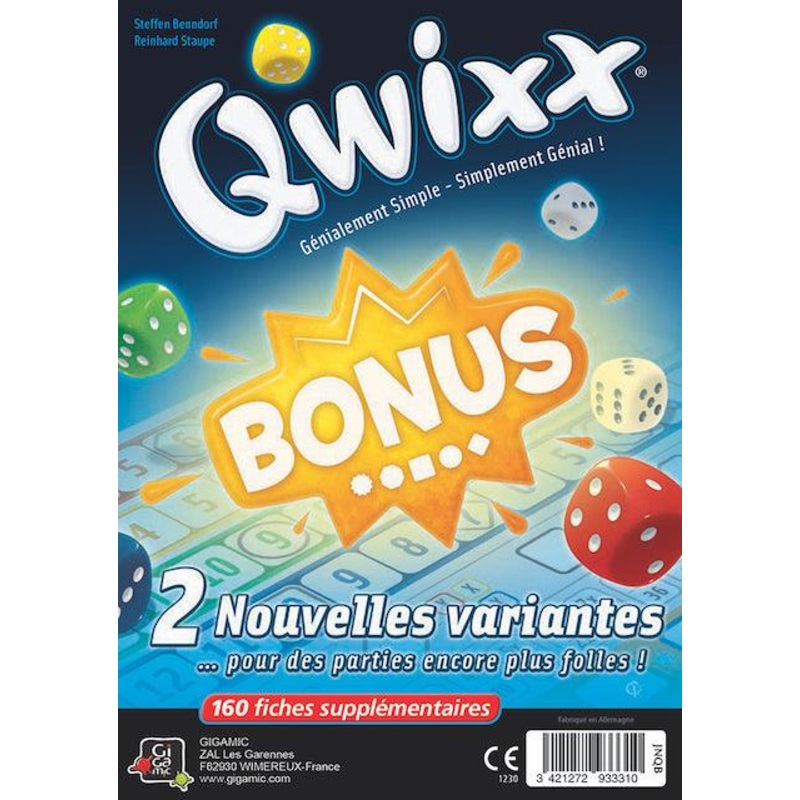 Qwixx - Bonus (Ext) (Fr)