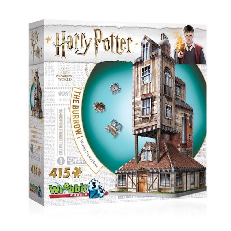 Le Terrier - La Maison des Weasley - Harry Potter - 415 mcx 3D