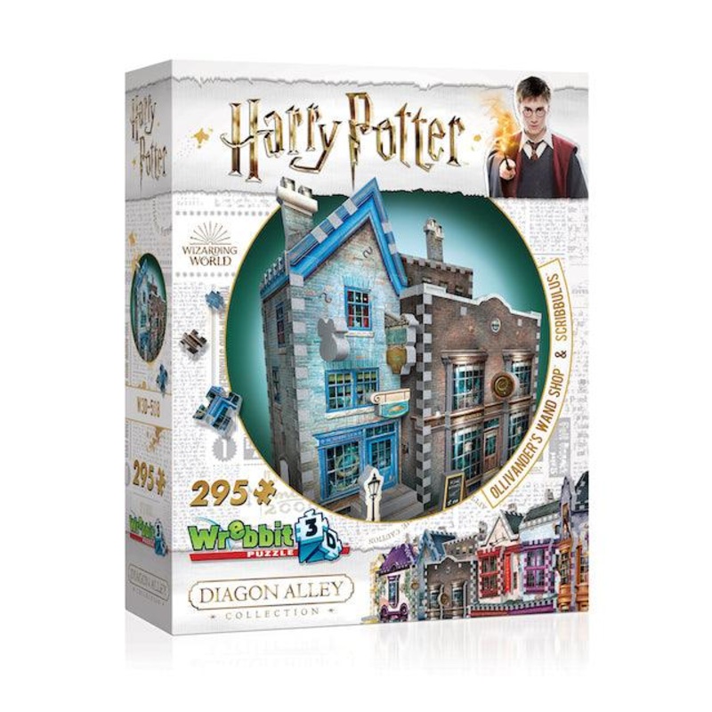 Ollivander - Fabricant de baguettes magiques et Scribbulus - Harry Potter - 295 mcx 3D