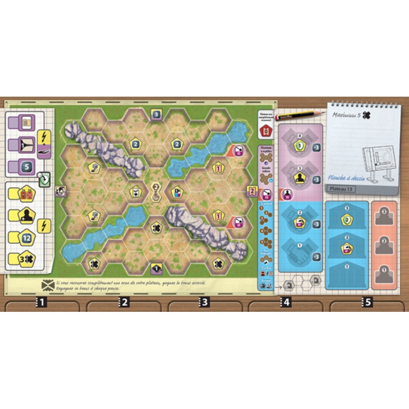 Ark Nova - Pack 2 Map Zoo Plateau (Ext) (Fr)
