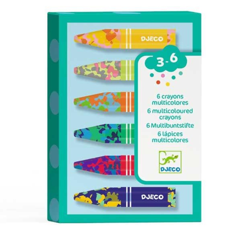Crayons multicolores (6)