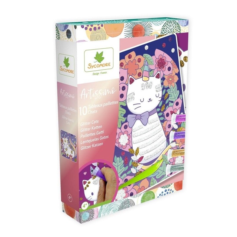 Artissimo - Tableaux paillettes - Chats