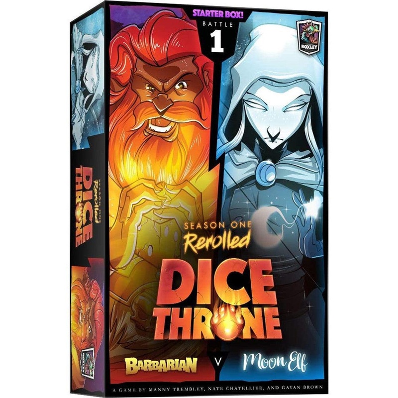 Dice Throne Season 1 - Barbarian vs Moon Elf (Ang)