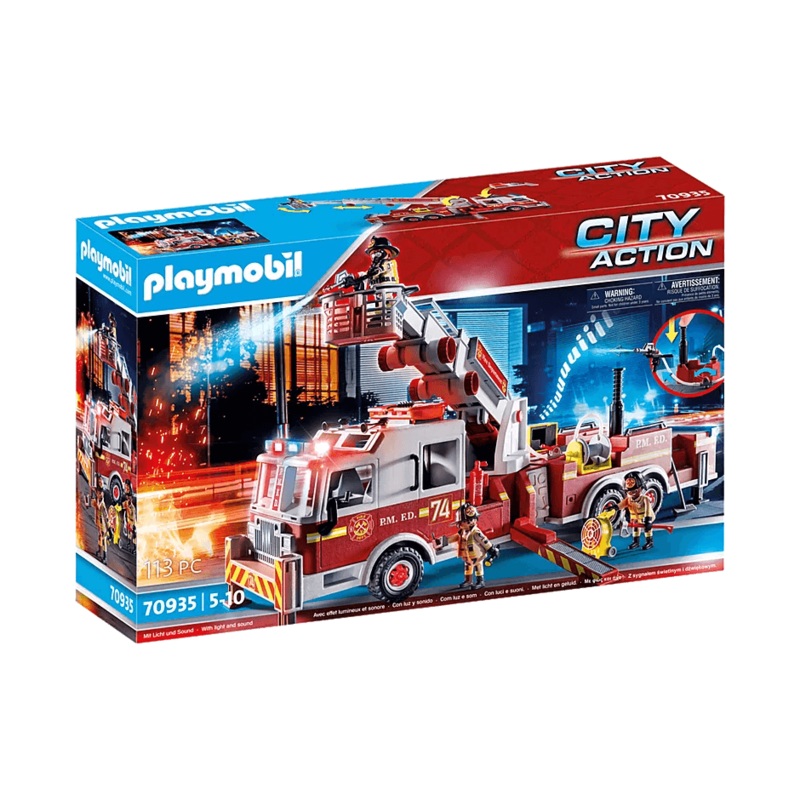 Camion de pompiers avec chelle - City Action