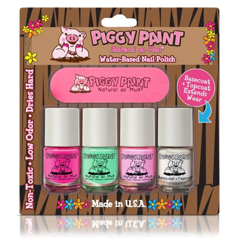 Vernis Piggy Paint - 3 vernis 1 basecoat