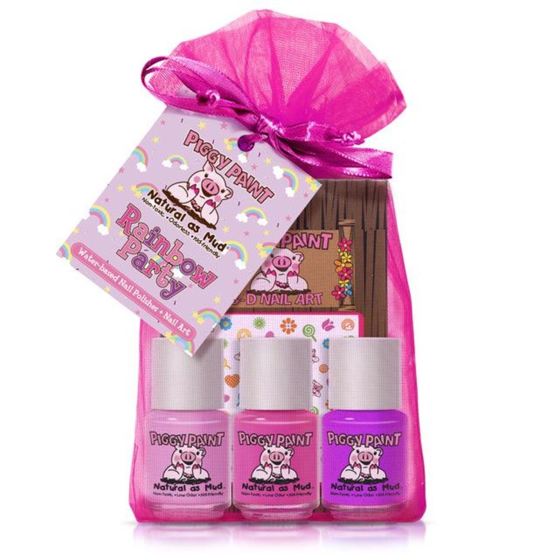 Vernis Piggy Paint - Ens cadeau Rainbow Party