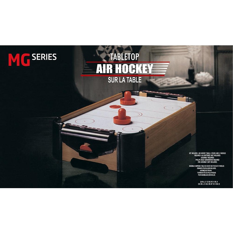 Air hockey sur table
