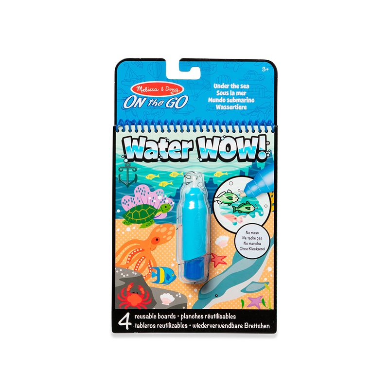 Water Wow - Carnet d'activits rutilisable - Sous la mer