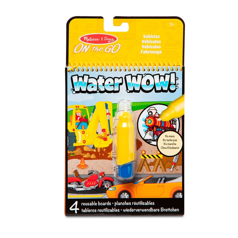 Water Wow - Carnet d'activits rutilisable - Vhicules