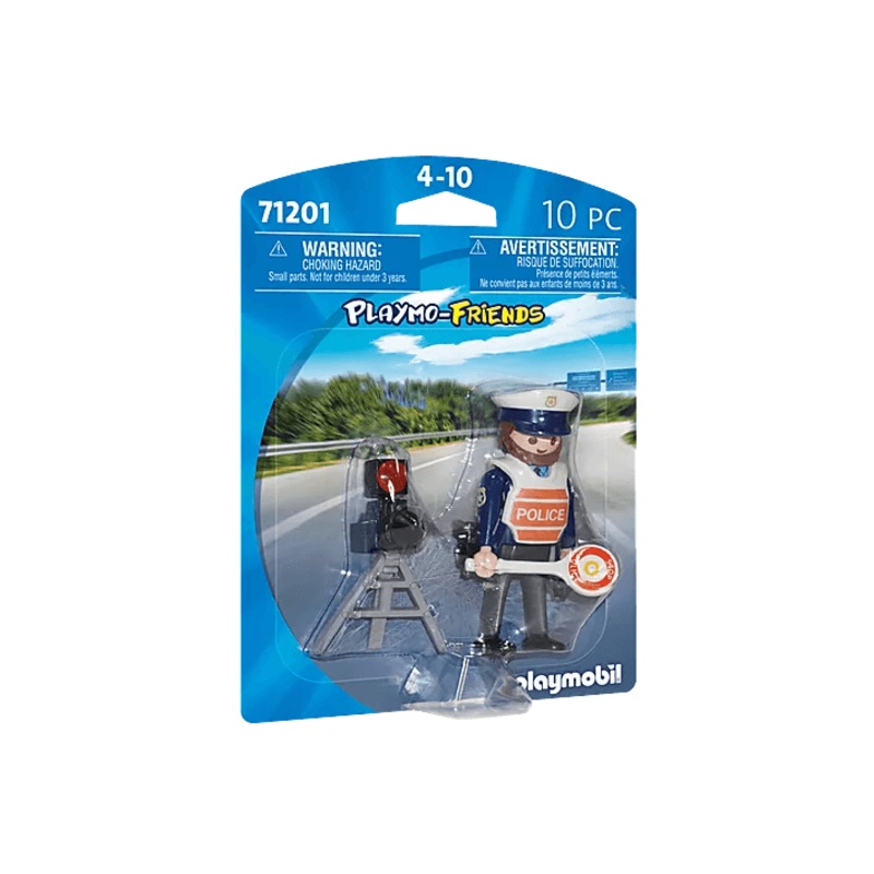 Policier et radar