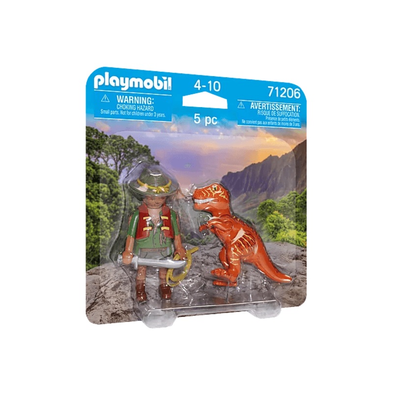 Aventurier et tyrannosaure - Duo Pack
