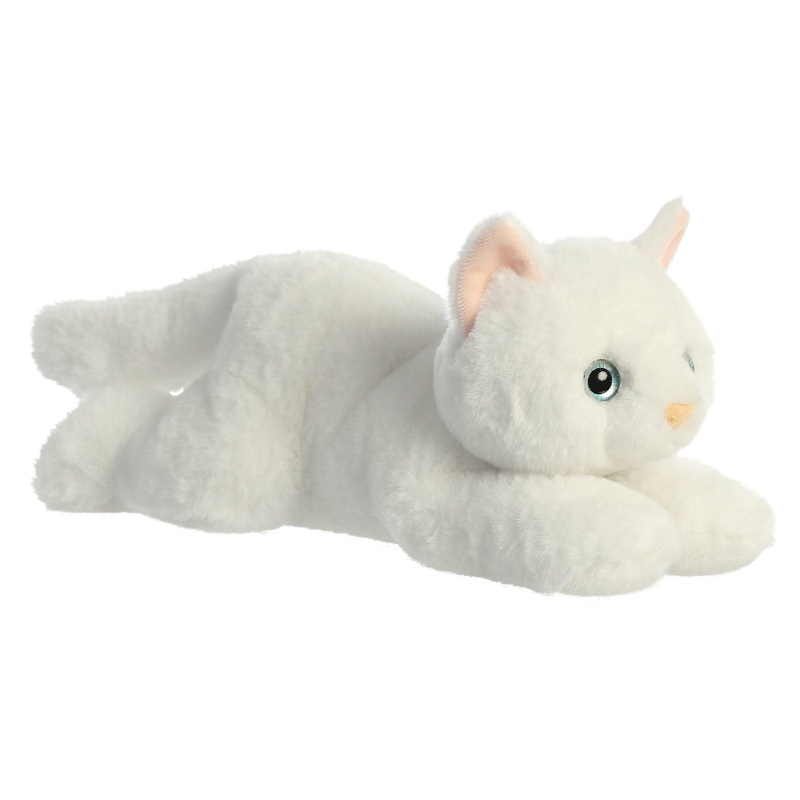 Flopsie - Chat blanc - 12 po