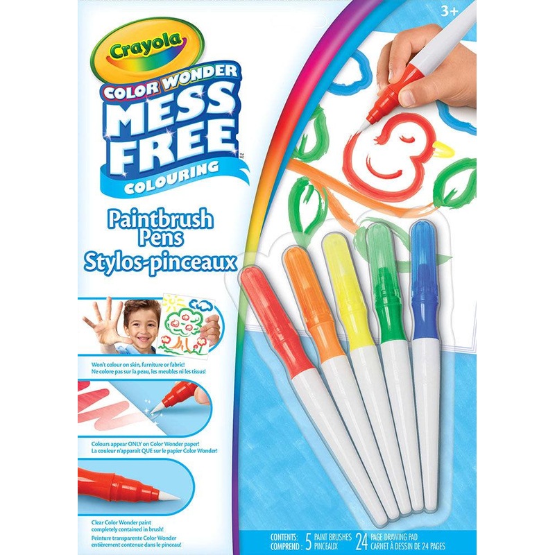 Pages  colorier Color Wonder - Stylos-pinceaux
