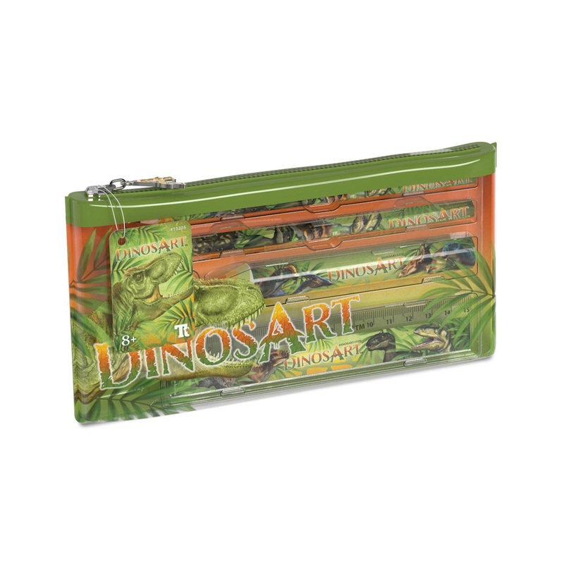 Trousse  crayons et accessoires DinosArt