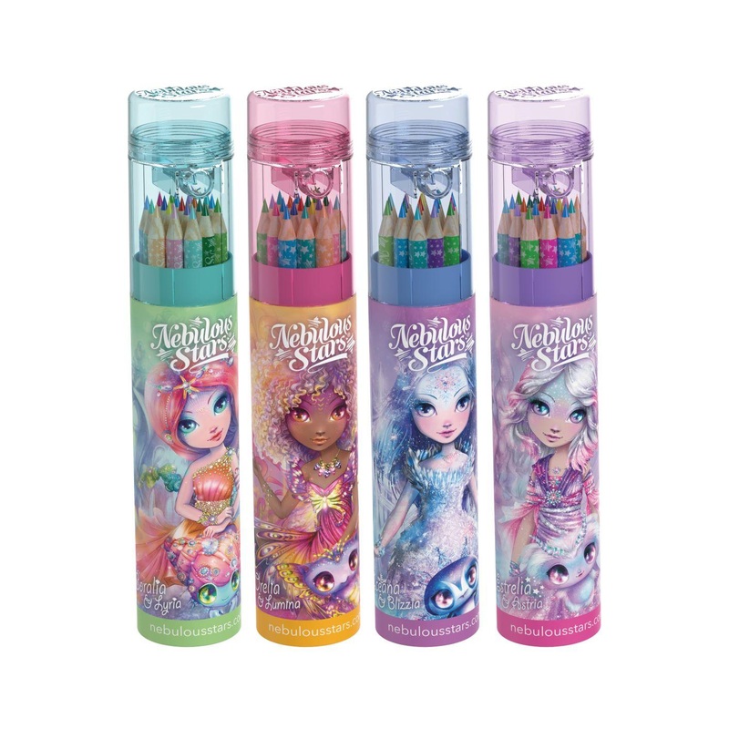 Tube de crayons de couleur - Assortis