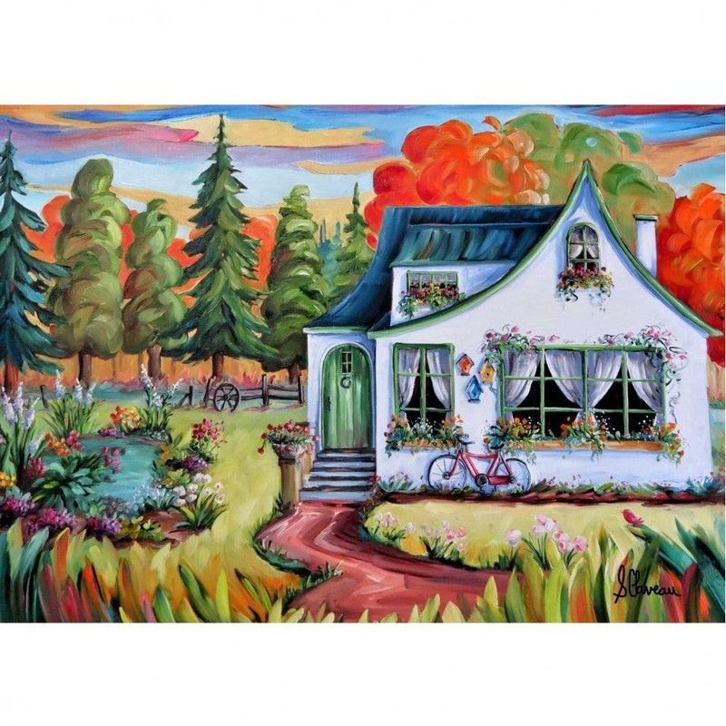 Maison de rve 70 x 50 cm