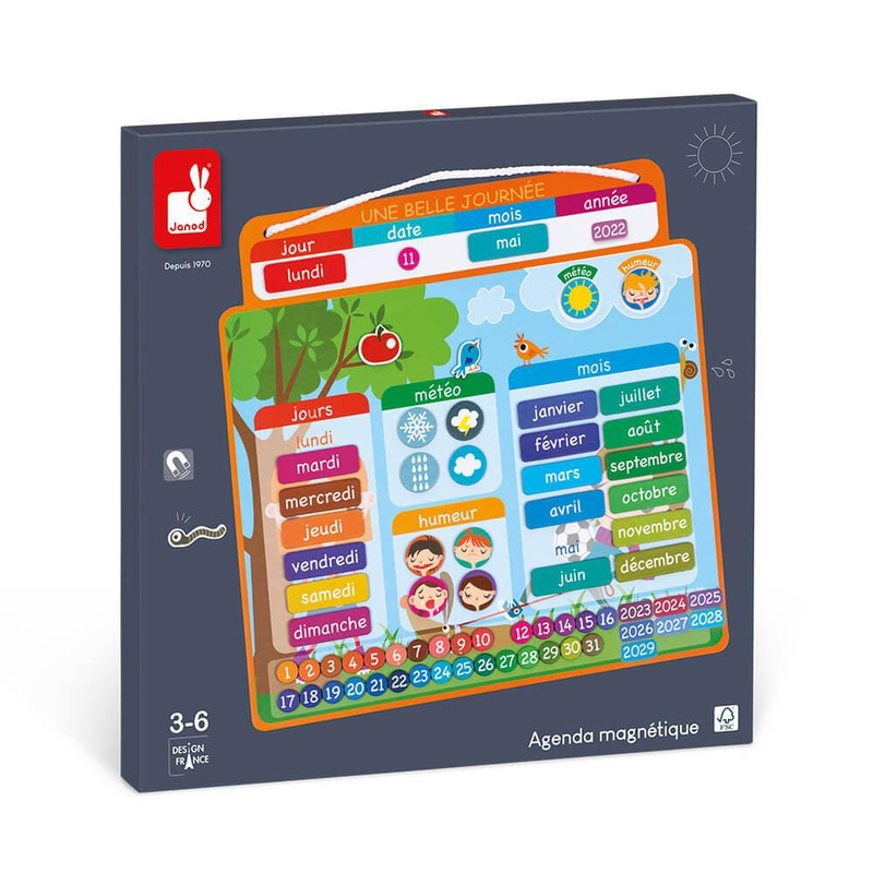 Agenda magntique 'Une Belle Journe' (Fr)