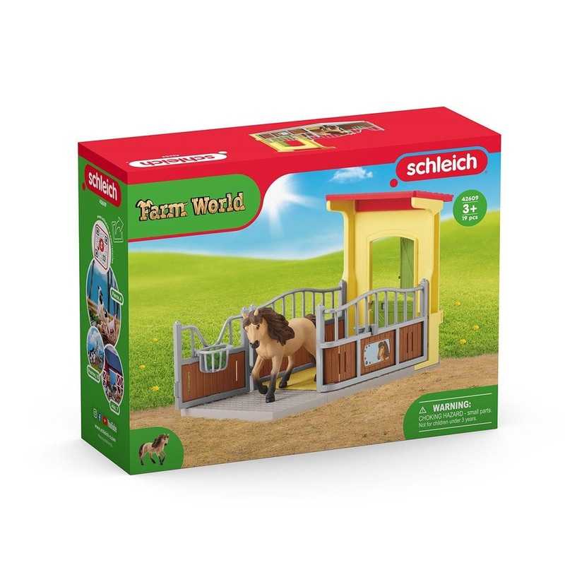Box avec Poney Icelandais - Extension Ferme Educative